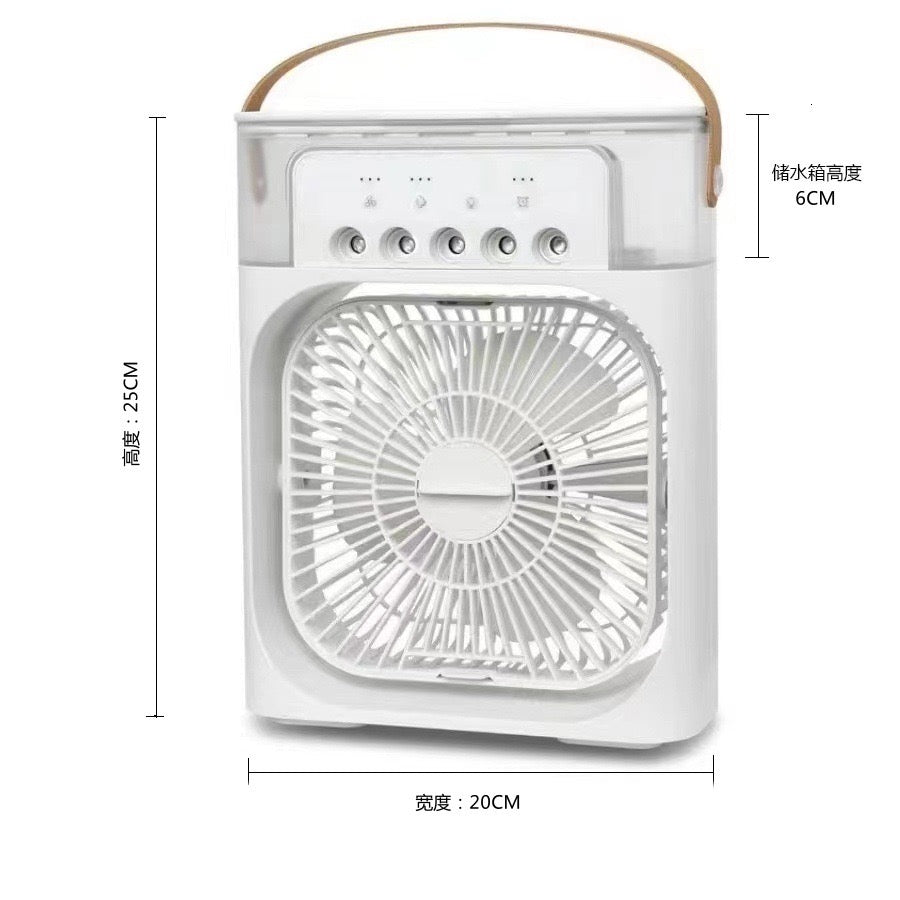 Portable 3-in-1 Air Cooler Fan – Mini AC for Room, Office & Car | Fast Cooling + Humidifier