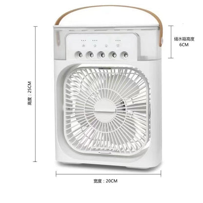Portable 3-in-1 Air Cooler Fan – Mini AC for Room, Office & Car | Fast Cooling + Humidifier