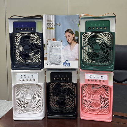 Portable 3-in-1 Air Cooler Fan – Mini AC for Room, Office & Car | Fast Cooling + Humidifier